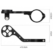 Bengguo BG-2113 Cykelcomputer-styrholder til IGS/Garmin/Bryton/CATEYE - Sort