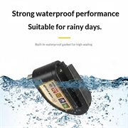 Bengguo skivebremselås med 110dB alarm til cykler og motorcykler - sort