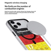 iPhone 17 Pro Max Benks D3 MagSafe Fodbold TPU Cover - Tyskland