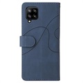 Bi-Color Series Samsung Galaxy A42 5G Pung - Blå