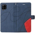 Bi-Color Series Samsung Galaxy A42 5G Pung - Blå