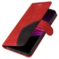 Bi-Color Series Sony Xperia 1 III Pung - Rød