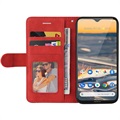 Bi-Color Series Nokia 5.3 Etui med Pung - Rød