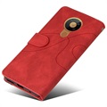 Bi-Color Series Nokia 5.3 Etui med Pung - Rød