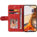 Bi-Color Series Xiaomi 11T/11T Pro Etui med Pung - Rød