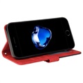 Bi-Color Series iPhone 7/8/SE (2020)/SE (2022) Etui med Pung - Rød