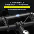 Cykelstyr forlænger USB-opladning powerbank cykellygte lommelygte beslag klemme forlænget holder stativ cykeltilbehør