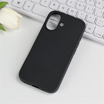 iPhone 17 Biologisk Nedbrydeligt Cover - Sort