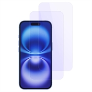 iPhone 17 BlueDefend Anti-Blue Light Skærmbeskyttelse Hærdet Glas - 2 stk.