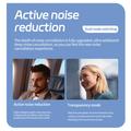 Trådløse Bluetooth 5.4-øretelefoner med AI-oversættelse og opladningsetui med berøringsskærm