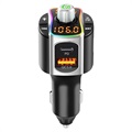 Bluetooth FM Transmitter & Hurtig Billader m. LED Lys BC67