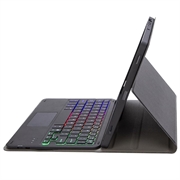 Samsung Galaxy Tab S10 Lite/S10 FE/S9 FE/S9 Bluetooth-tastaturetui - sort