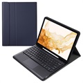 Samsung Galaxy Tab S8+ Cover med Bluetooth Tastatur - Blå