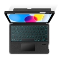 iPad 2022/2025 Cover med Bluetooth Tastatur - Sort