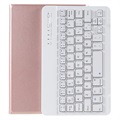 iPad Mini (2021) Cover med Bluetooth Tastatur - Rødguld