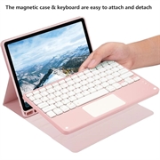 iPad Air 11 2026/2025/2024/iPad Air 2022/2020 Bluetooth-tastaturetui - pink