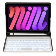 iPad Mini 2021/2024 Bluetooth-tastaturetui - pink