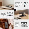 BoboVR CG2 3-i-1-opladningsstation til Meta Ray-Ban Smart Glasses - Sort