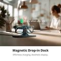 BoboVR CG2 3-i-1-opladningsstation til Meta Ray-Ban Smart Glasses - Sort