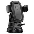 Borofone BH132 bilholder med tyngdekraftsmekanisme til forruden/instrumentbrættet - 4.5"-7" - sort