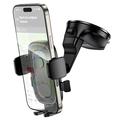Borofone BH132 bilholder med tyngdekraftsmekanisme til forruden/instrumentbrættet - 4.5"-7" - sort