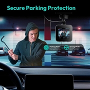 Botslab Dash Cam-kabelmonteringssæt - USB-C, 24/7-parkeringsovervågning, lavspændingsbeskyttelse - sort