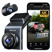 Botslab G300H Plus instrumentbræt-/bagkamera - 4K, Wi-Fi, GPS, 2.4" LCD - grå