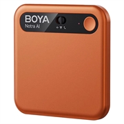 Boya Notra AI-notatblok til omgivende lyd, telefonsamtaler og Bluetooth-opkald - Kosmisk Orange