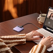 Boya Notra AI-notatblok til omgivende lyd, telefonsamtaler og Bluetooth-opkald - Lilla