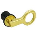 Messingprop til bådafløb/afløbshulstopper med gummitætning - 25mm (1")
