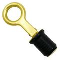 Messingprop til bådafløb/stop til afløbshul med gummipakning - 32mm (1 1/4")