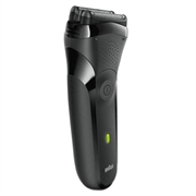 Braun Series 3 300s barbermaskine og trimmer med folie - sort