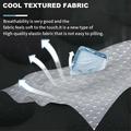 Åndbar anti-trætheds-siddepude med 3D-ventilation - sort