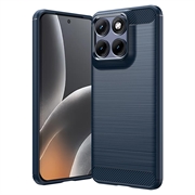 Motorola Edge 70 Fusion/70 Fusion+ Børstet TPU Cover - Karbonfiber