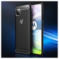 Motorola Moto G 5G Børstet TPU Cover - Karbonfiber (Open Box - Fantastisk stand)