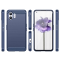 Nothing Phone (2) Børstet TPU Cover - Karbonfiber