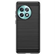 OnePlus Ace 2 Pro Børstet TPU Cover - Karbonfiber