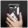 Asus ROG Phone 5 Børstet TPU Cover - Karbonfiber - Sort