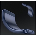 Xiaomi 13 Ultra Børstet TPU Cover - Karbonfiber - Blå