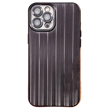 iPhone 12 Pro Børstet TPU Cover med Kamera Beskyttelse