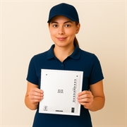 AirGuard Boblekuvert E5 - 220x265mm - 1 stk. - Hvid