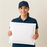 Boblekuvert K10 - 345x455mm - 50 stk - Hvid