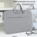 Forretnings-laptoptaske med fuldt åbent design - 15.6" - Grå