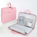 Laptop-taske til erhvervsbrug med fuldt åbent design - 15.6" - lyserød
