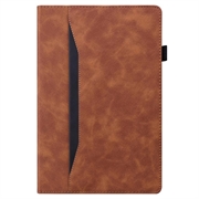 Samsung Galaxy Tab S11 Ultra Business Style Mat Flip Cover - Brun