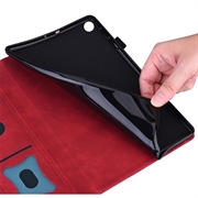 Samsung Galaxy Tab S11 Ultra Business Style Mat Flip Cover - Rød
