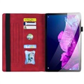 Business Style Lenovo Tab P11 Smart Folio Cover - Rød