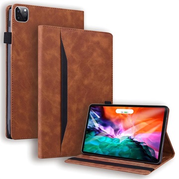 Business Style iPad Air 2020/2022/iPad Pro 11 2021 Smart Folio Cover - Brun