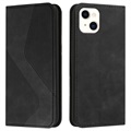 Business Style iPhone 13 Mini Etui med Pung - Sort