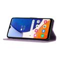 Samsung Galaxy A54 5G Butterfly Series Flip Cover med Pung - Violet
